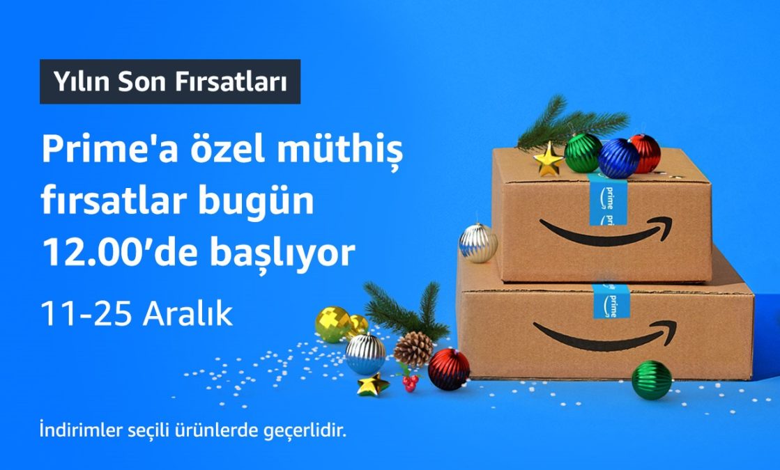 Amazon Prime Yıl Sonu Fırsatları Başladı